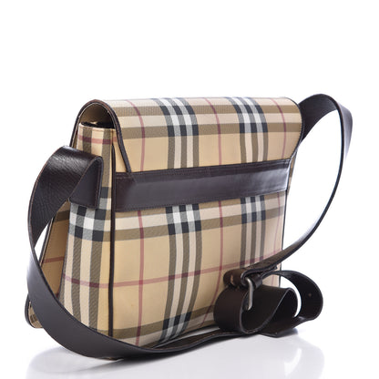 Burberry House Check Messenger Bag Brown 3 of 17