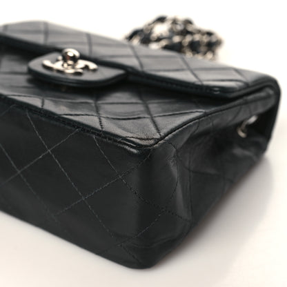 Chanel Lambskin Quilted Mini Square Flap Bag Black 9 of 9