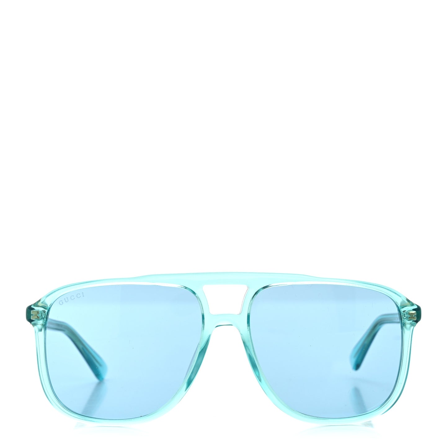 Squared Aviator Sunglasses GG0262S Blue