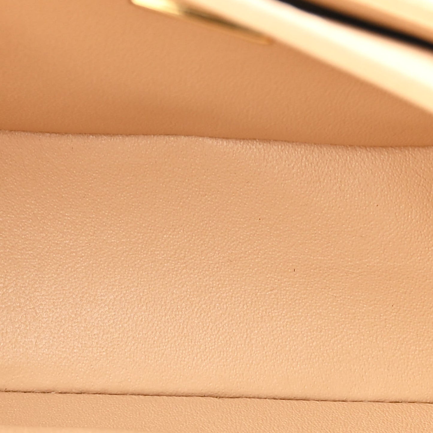 Caviar Quilted Medium Double Flap Beige