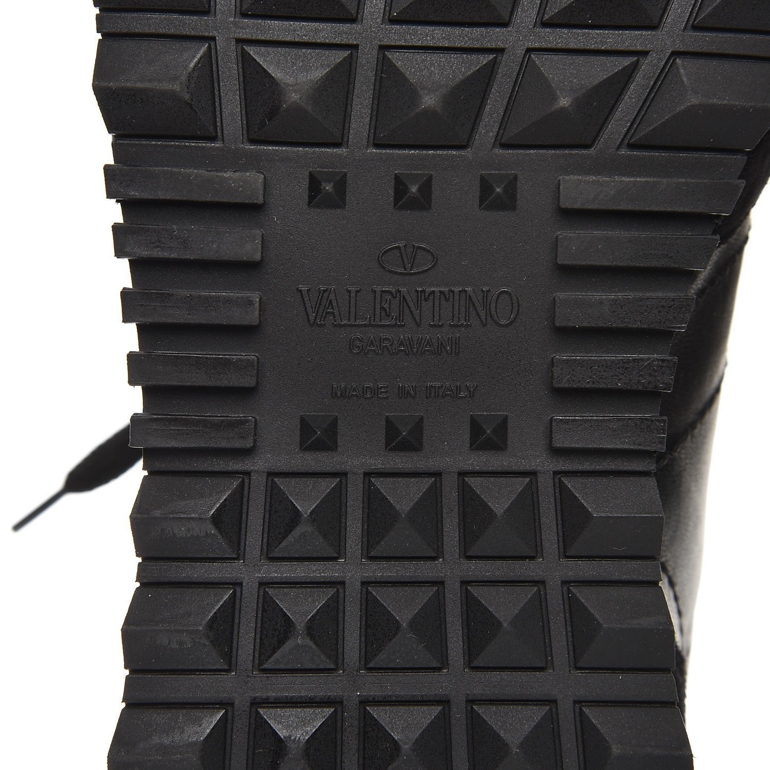 Valentino Garavani Nappa Suede Camouflage Mens Rockrunner Sneakers 42 Black Dark Rutenio 6 of 8