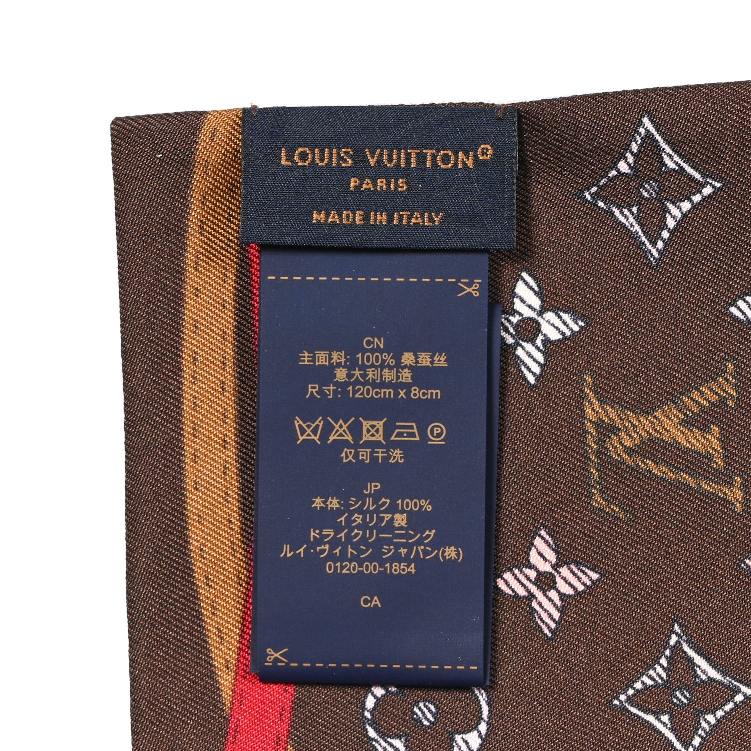 Louis Vuitton Silk Monogram Up And Away Bandeau Red 1835103