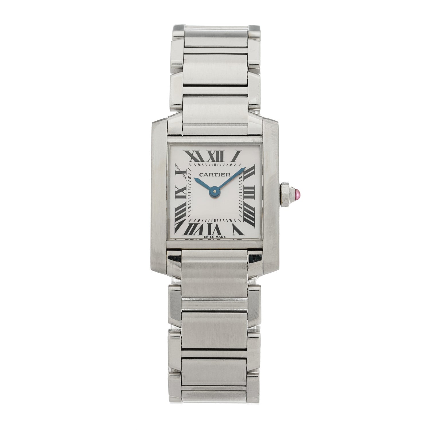 Cartier Stainless Steel 20mm Tank Francaise Quartz Watch 1 of 4