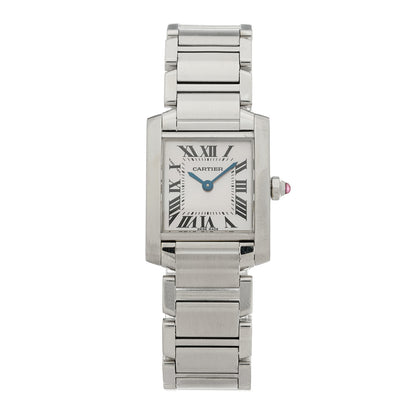Cartier Stainless Steel 20mm Tank Francaise Quartz Watch 1 of 4