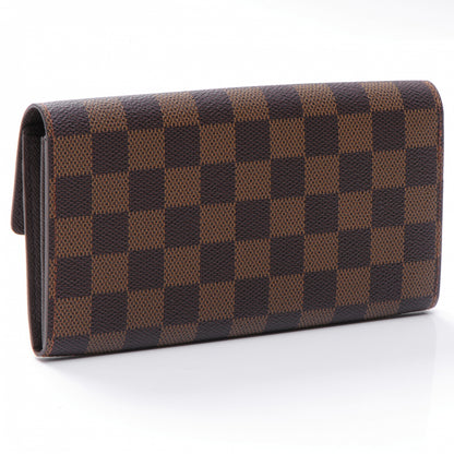 Louis Vuitton Damier Ebene Sarah Wallet 3 of 8