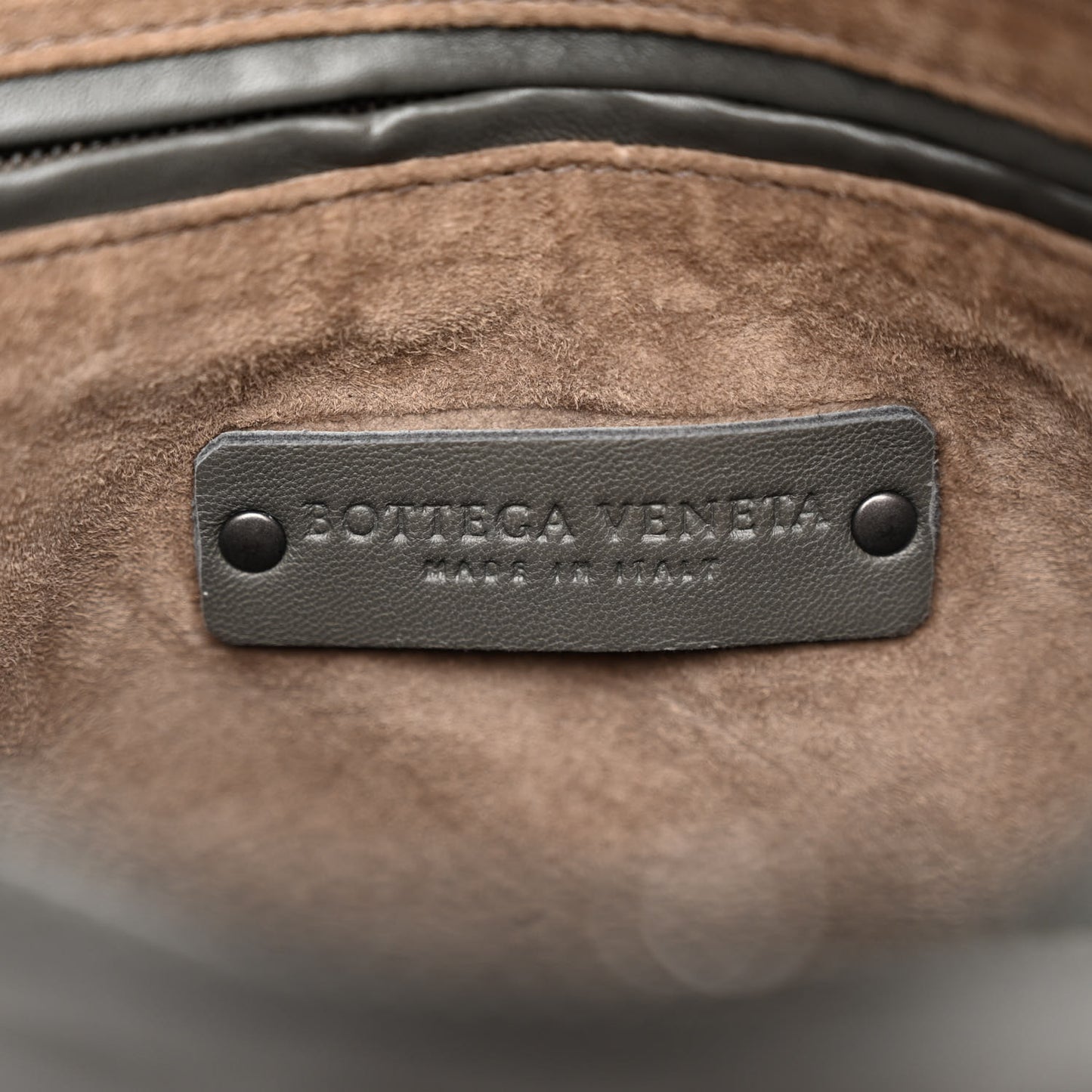 BOTTEGA VENETA Nappa Intrecciato Pillow Crossbody Messenger Light Grey