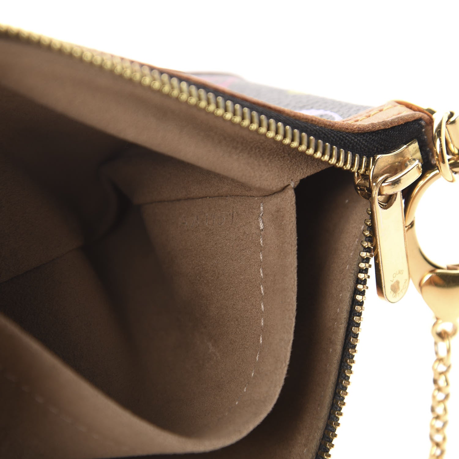 Louis Vuitton Monogram Multicolor Pochette Milla MM Black 9 of 11