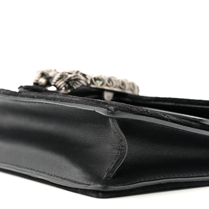 Gucci Velvet Super Mini Dionysus Shoulder Bag Black 9 of 12