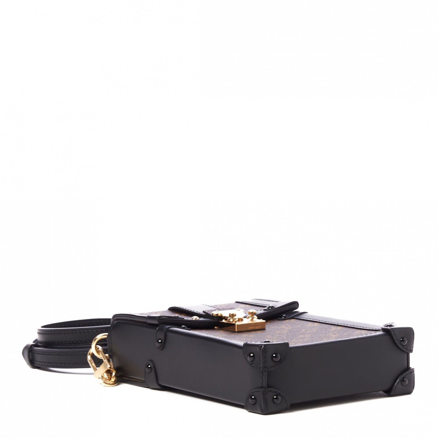 Louis Vuitton Monogram Pochette Trunk Verticale Black 4 of 8