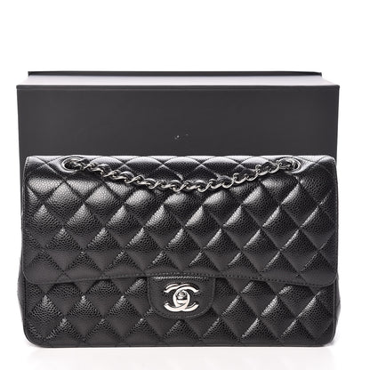 Chanel Caviar Quilted Medium Double Flap Black 10 of 10