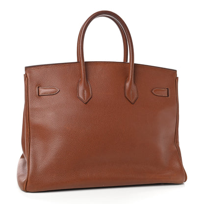Hermes Vache Liegee Birkin 35 Noisette 2 of 17