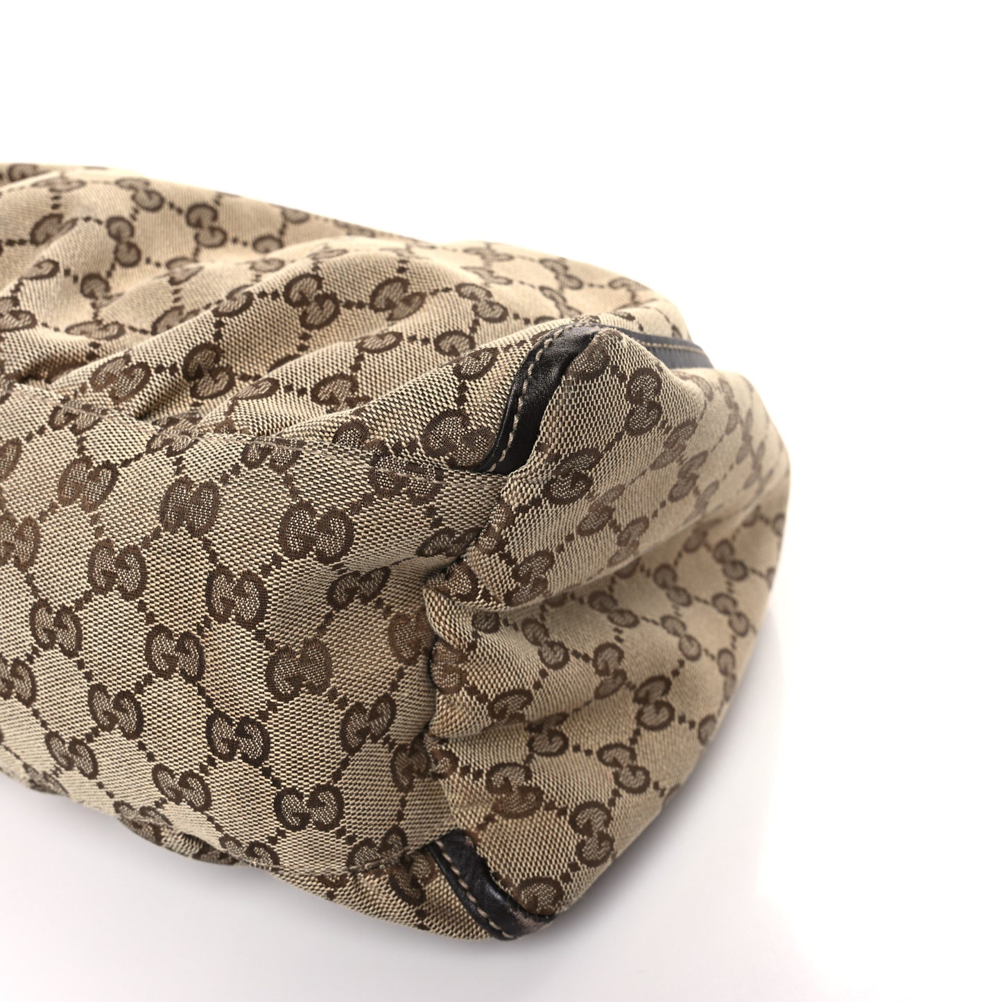 Monogram Large D Gold Hobo Dark Brown