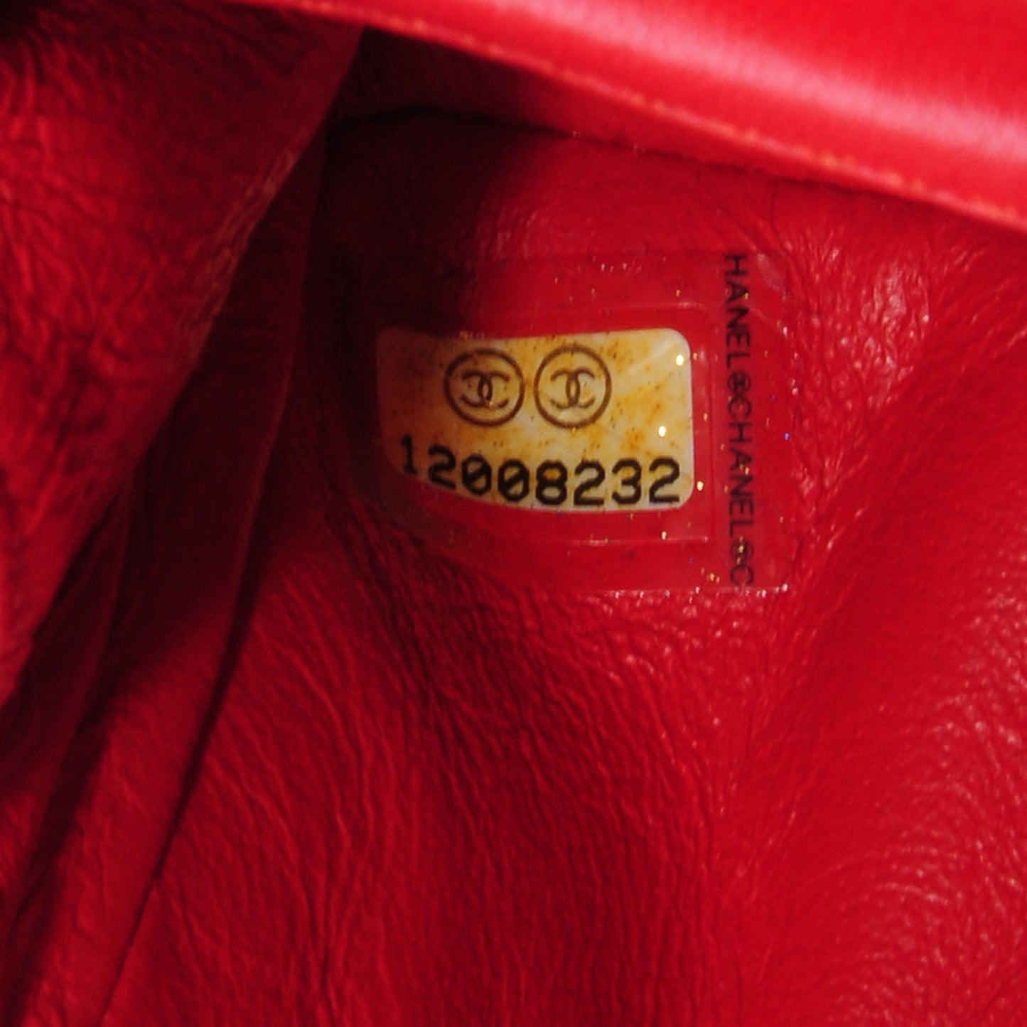Patent Leather 2.55 Ankle Wrist Bag Red
