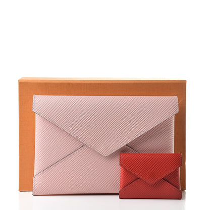 Louis Vuitton Epi Kirigami Pochette Set Rose Ballerine Coquelicot 14 of 14