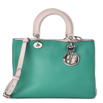 Christian Dior Smooth Calfskin Medium Tri-Color Diorissimo Tote 3 of 11