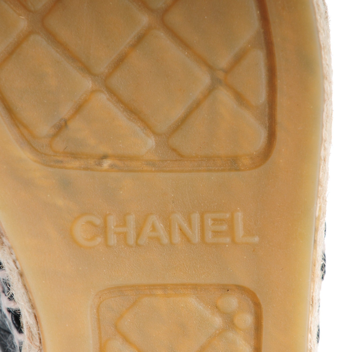 Chanel Lambskin CC Espadrilles 37 Black 7 of 10