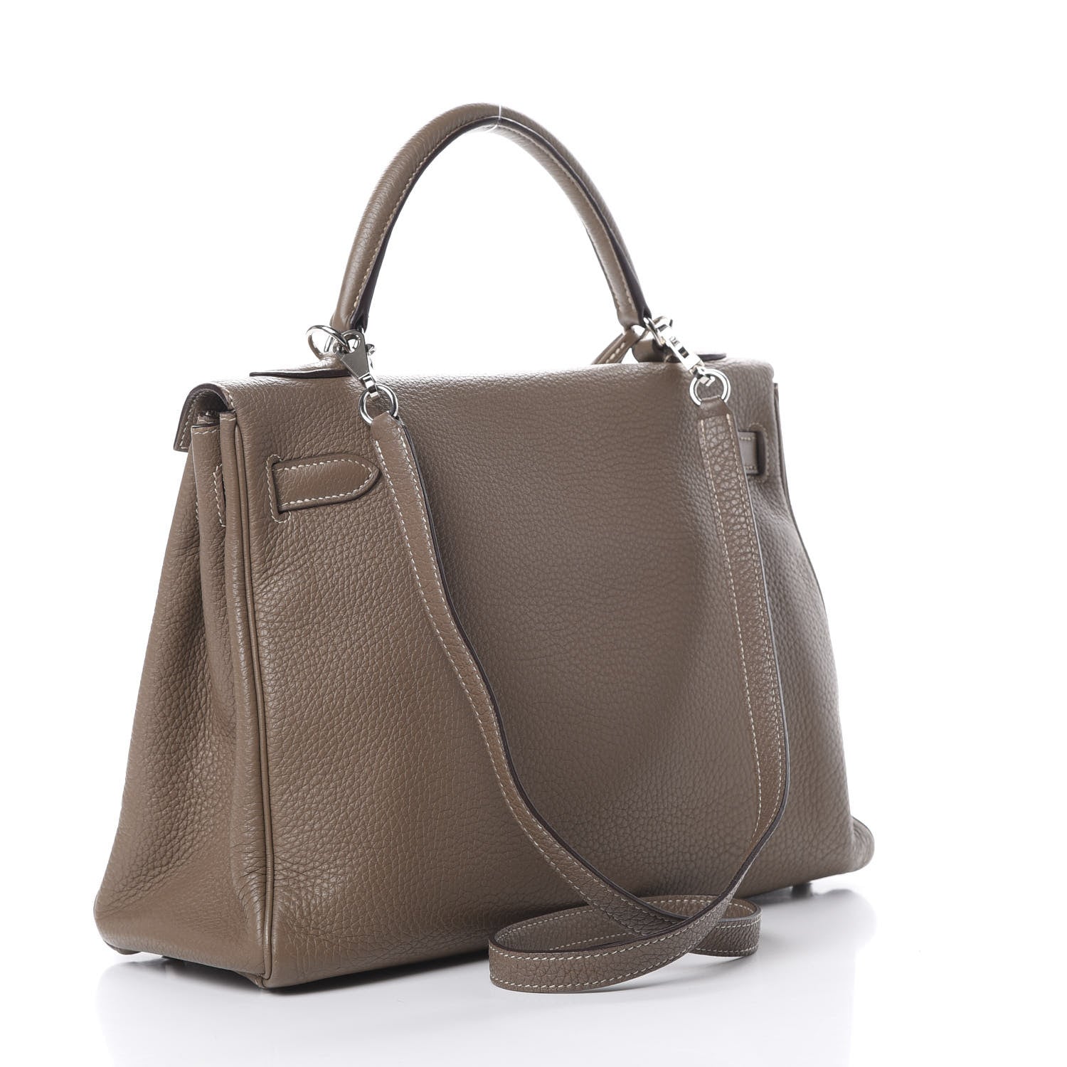 Hermes Togo Kelly Retourne 32 Etoupe 2 of 39