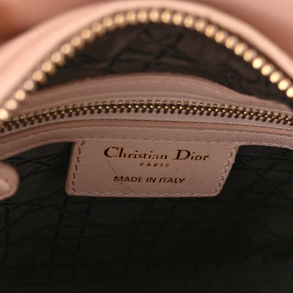 Christian Dior Lambskin Cannage Medium Lady Dior Light Pink 7 of 13