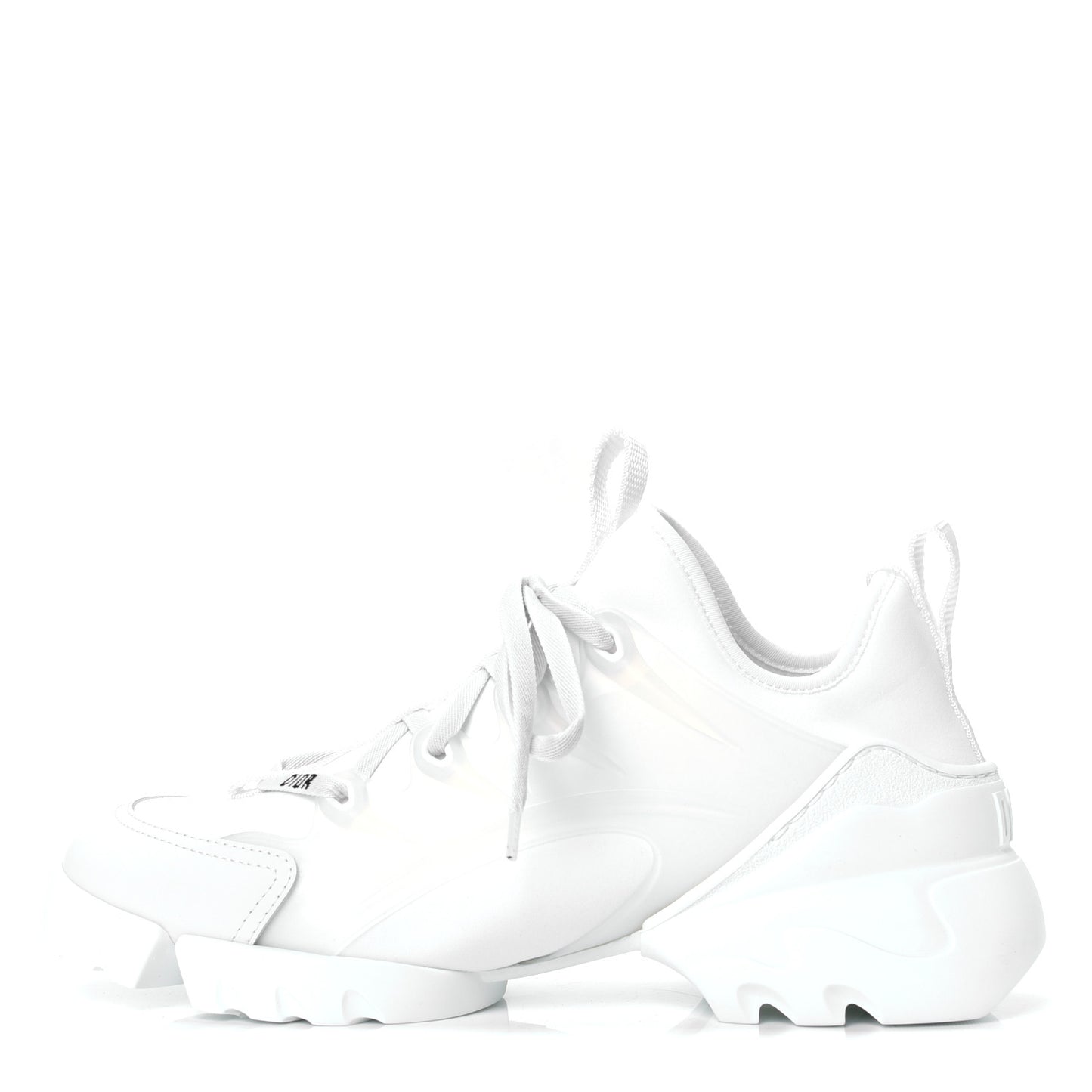 Technical Fabric Rubber Womens D-Connect Sneakers 39 White