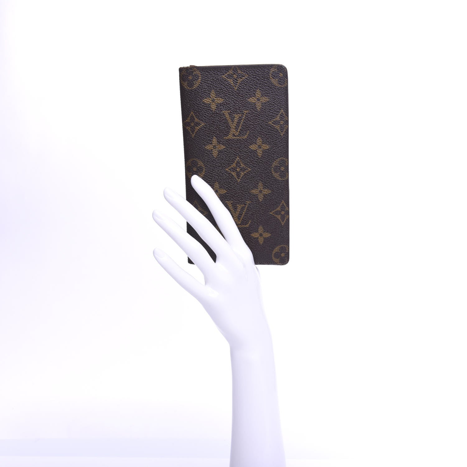 Louis Vuitton Monogram Porte Valeurs Checkbook Wallet 2 of 10
