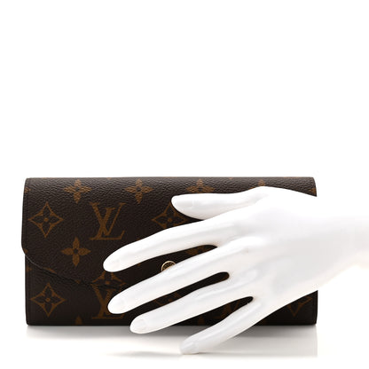 Louis Vuitton Monogram Emilie Wallet Fuchsia 2 of 9