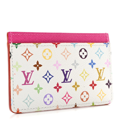Louis Vuitton LV X TM Monogram Multicolor Card Holder Kawaii Pink 3 of 6