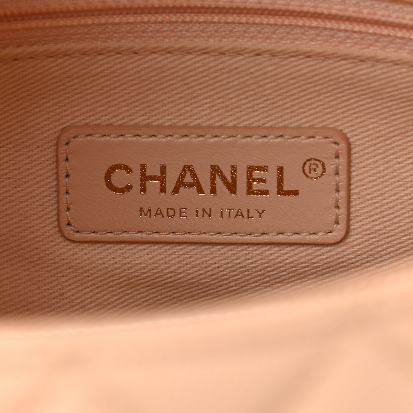 Caviar Quilted Small Coco Handle Flap Beige