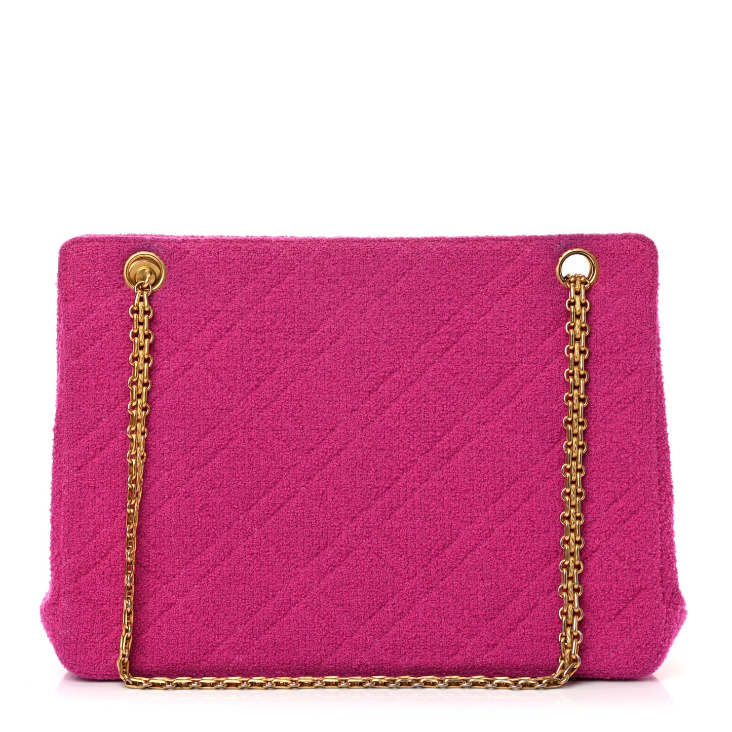 Wool Quilted Shoulder Bag Pink