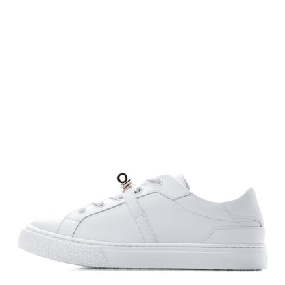 Hermes Calfskin Day Sneakers 38 White 1 of 8