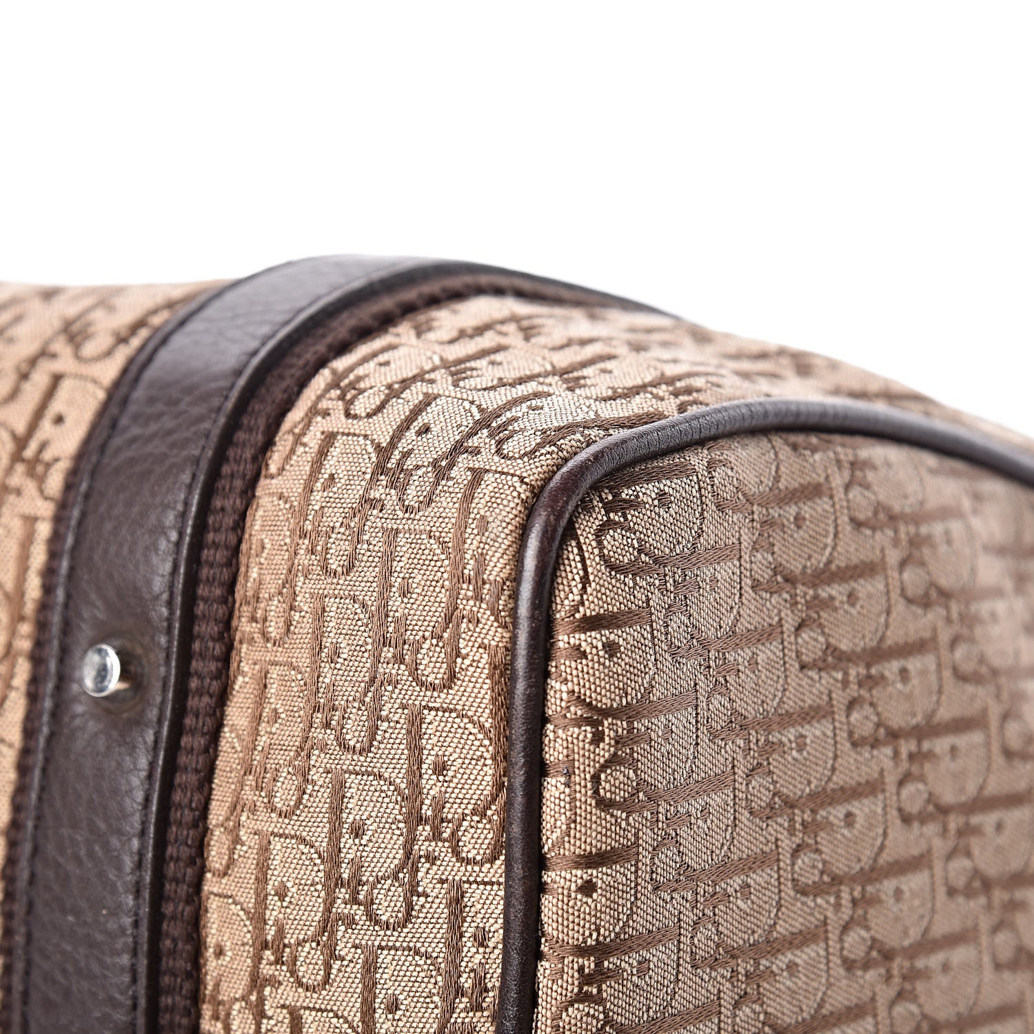 Christian Dior Monogram Boston Brown 10 of 12