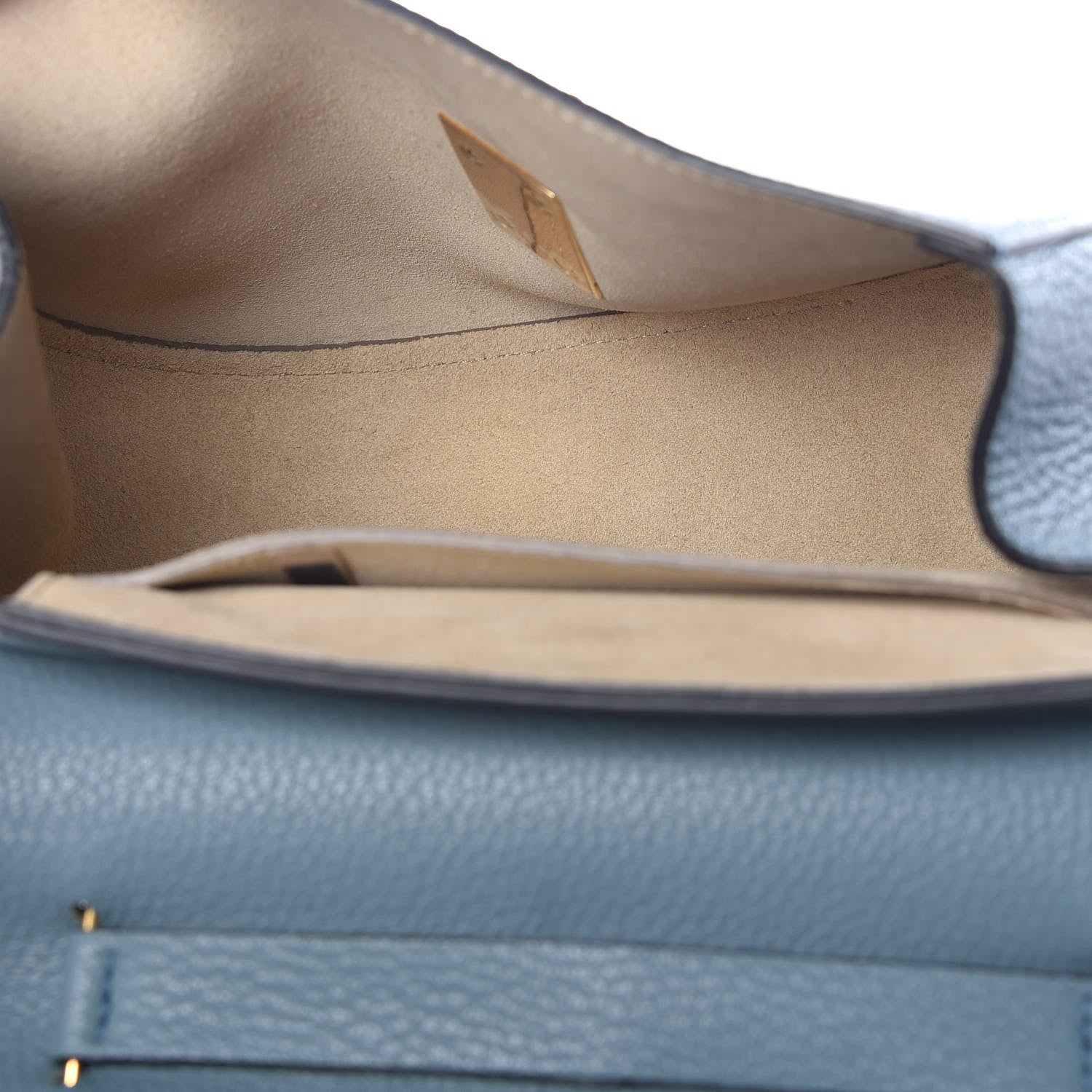 Chloe Grained Lambskin Drew Shoulder Bag Cloudy Blue 5 of 9