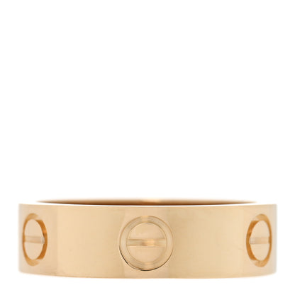 Cartier 18K Yellow Gold 5.5mm LOVE Ring 54 7 3 of 4