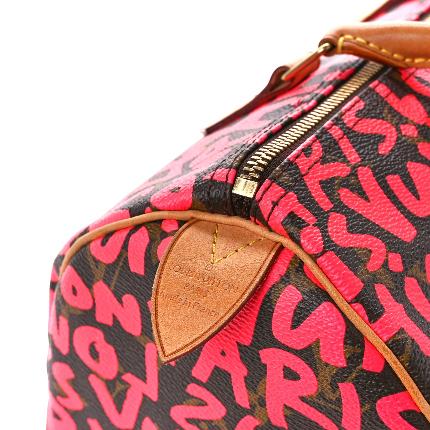 Monogram Graffiti Speedy 30 Fuchsia