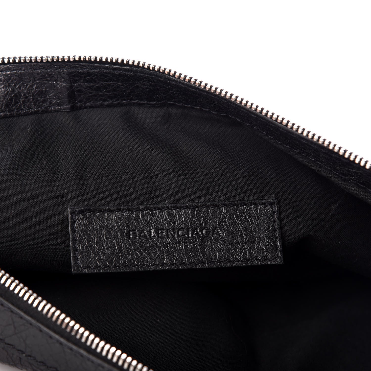 Balenciaga Agneau Arena Classic Hardware Medium Clip Black 6 of 6
