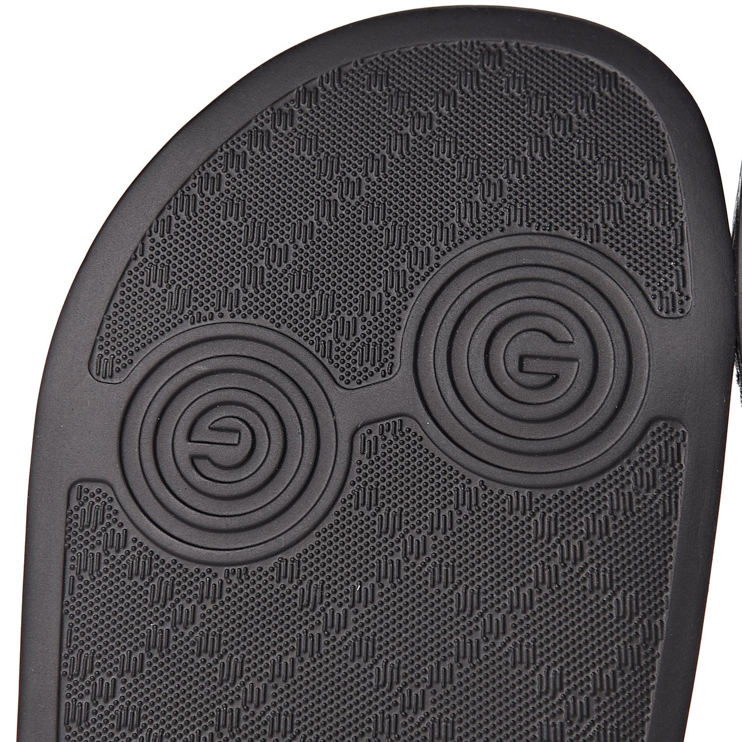 X SEGA Supreme Canvas GUCCY Stars Womens Slide Sandals 40 Black Gold