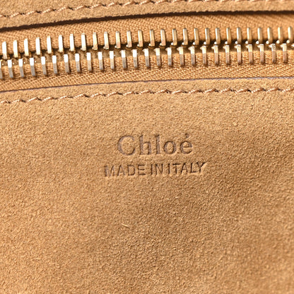 Chloe Suede Calfskin Small Marcie Hobo Bag Gold Khaki 6 of 10