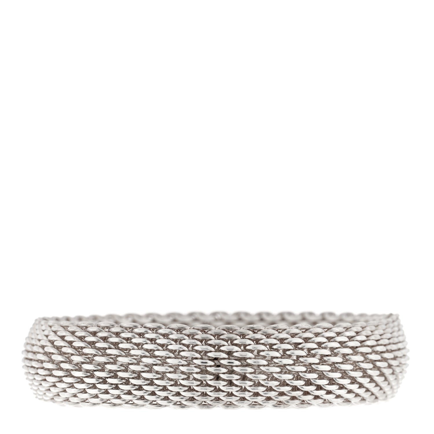 Tiffany Sterling Silver Somerset Mesh Bracelet 2 of 3