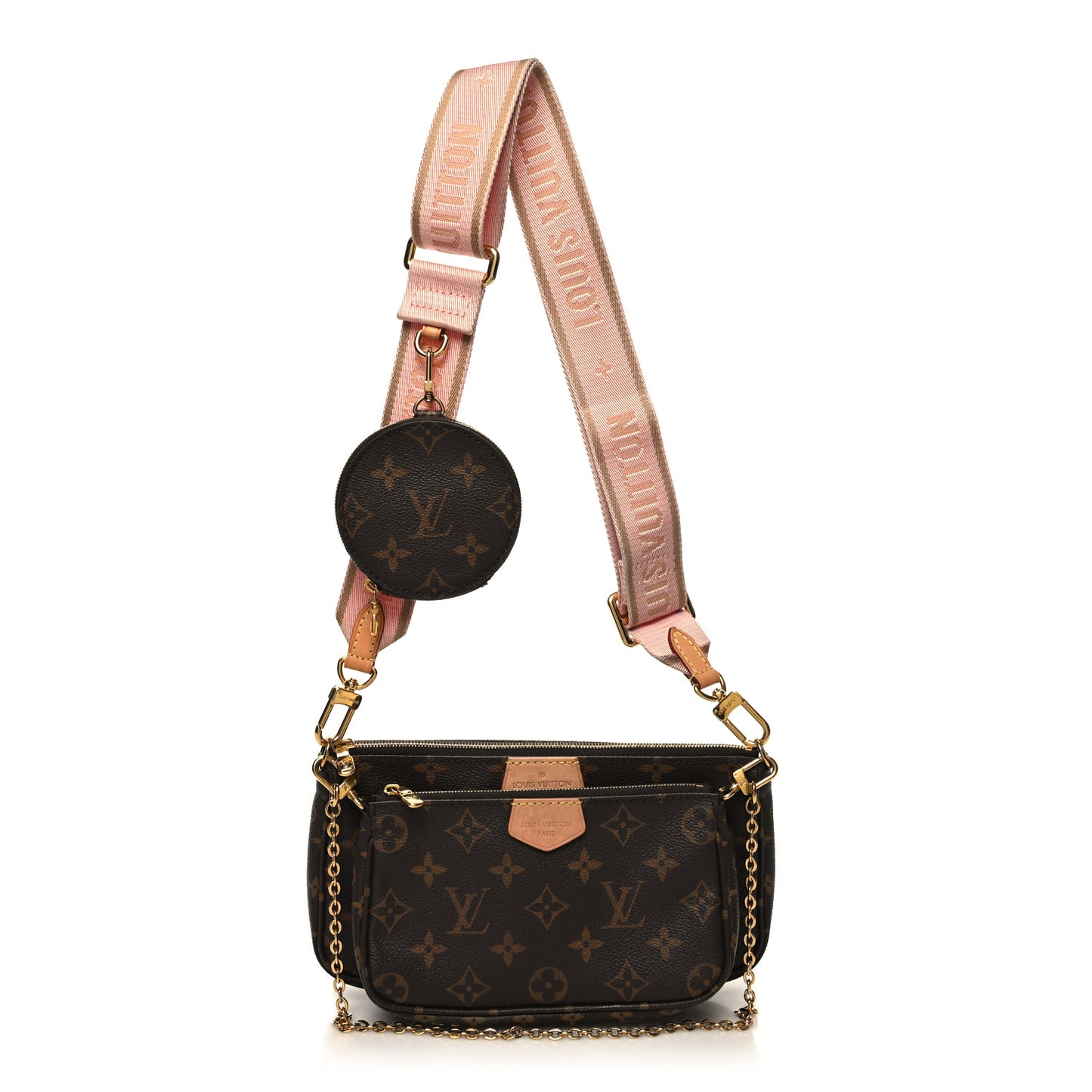 Monogram Multi Pochette Accessories Rose Clair