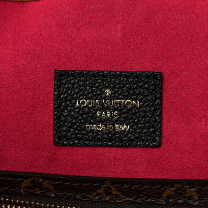 Louis Vuitton Calfskin Monogram Teddy Neverfull MM Black 6 of 10