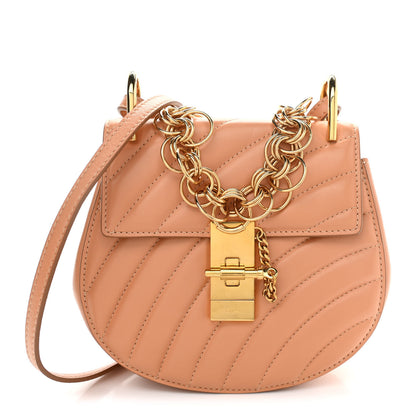 Chloe Calfskin Quilted Mini Drew Bijou Shoulder Bag Blushy Pink 1 of 8