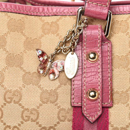Gucci Monogram Large Jolicoeur Tote Pink 13 of 14