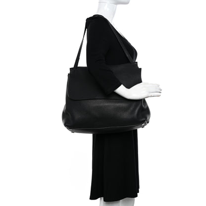 The Row Grained Calfskin Sidekick Black 2 of 12