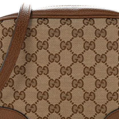 Gucci Monogram Mini Bree Messenger Bag Beige Tabacco 8 of 14