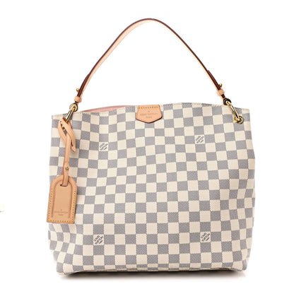 Louis Vuitton Damier Azur Graceful PM Rose Ballerine 1 of 10