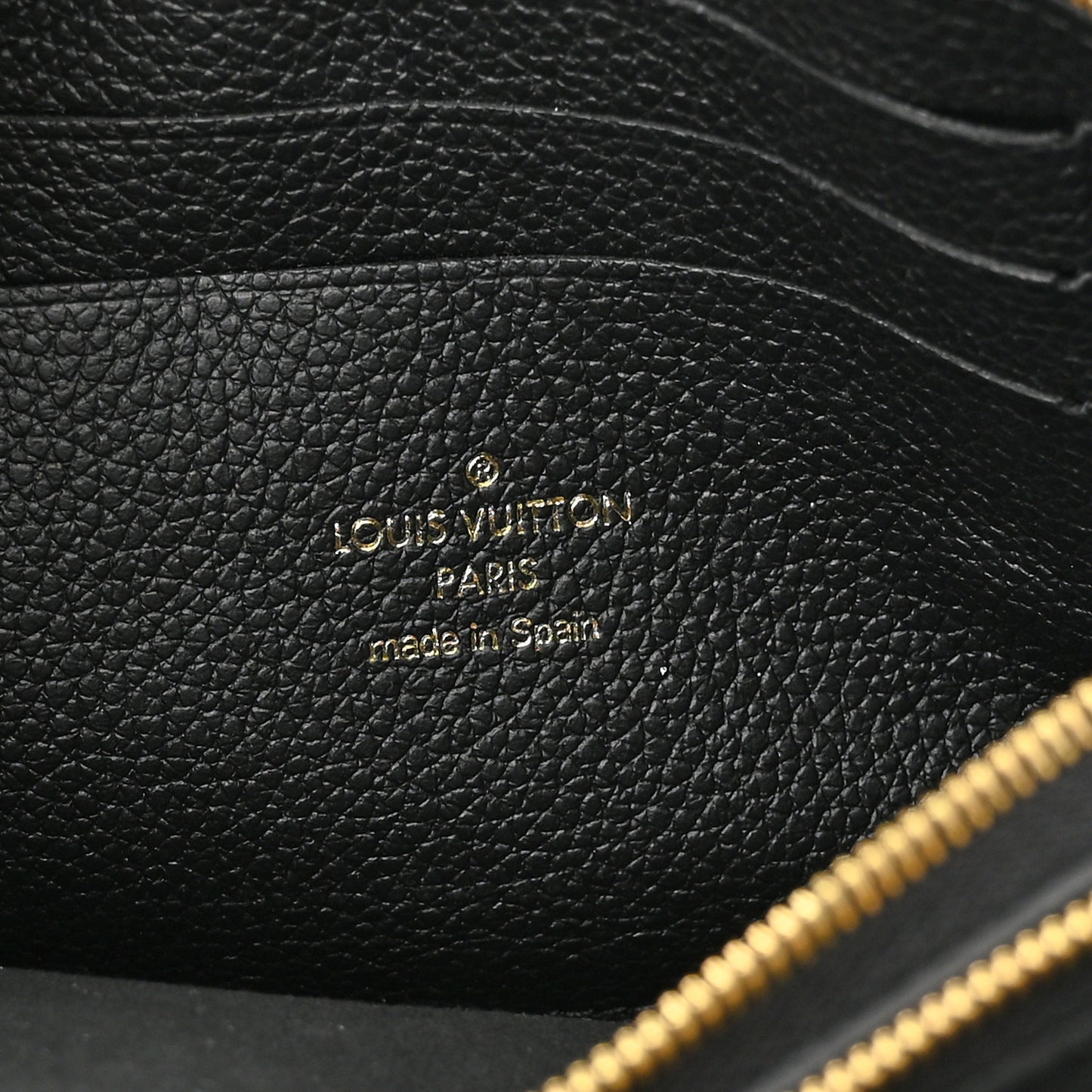 Empreinte Double Zip Pochette Black