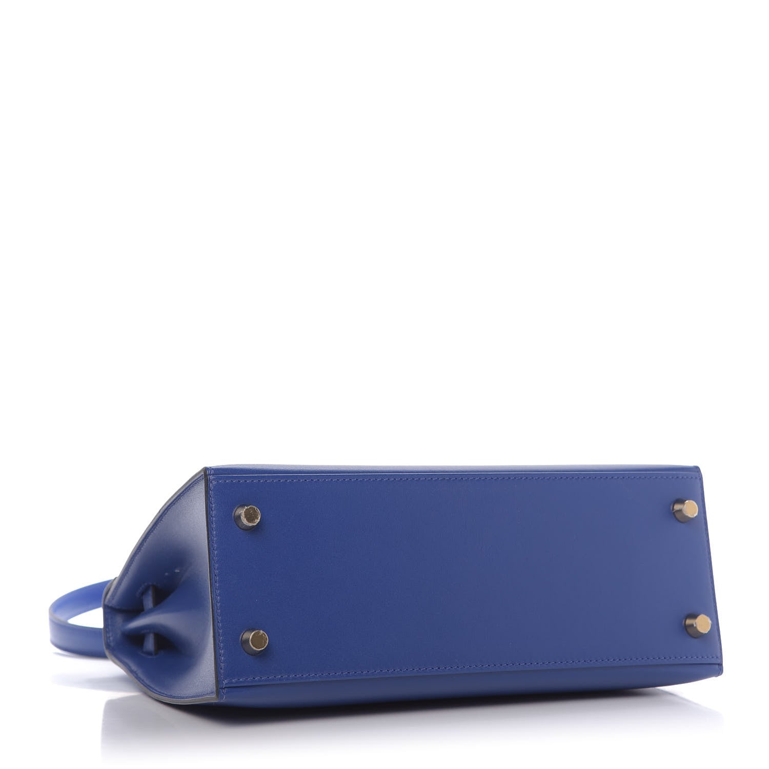 Hermes Tadelakt Kelly Sellier 25 Bleu Electrique 5 of 10