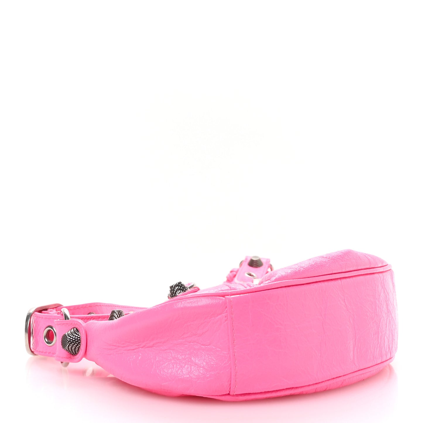 Agneau Arena Le Cagole Shoulder Bag Hot Pink