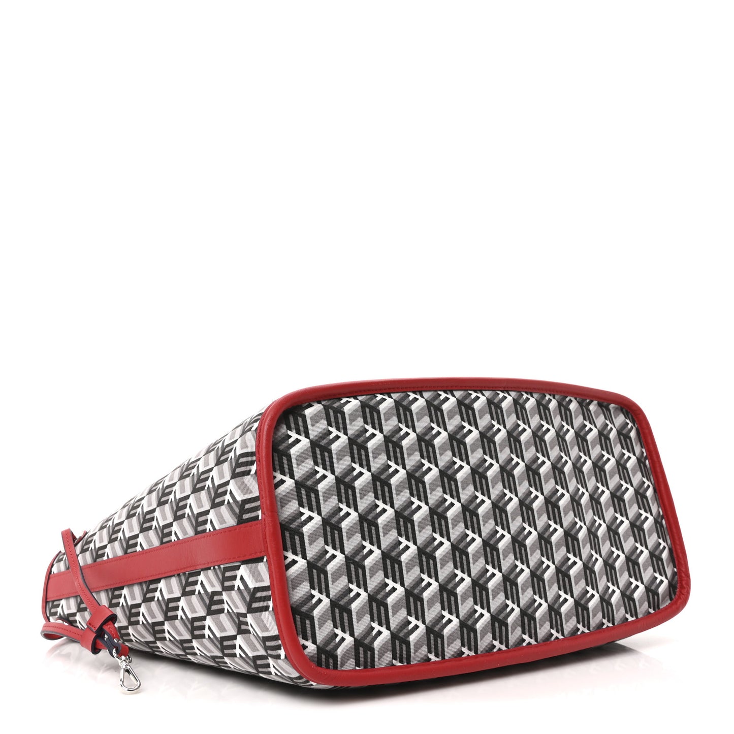 Visetos Medium Liz Reversible Shopper Tote Candy Red