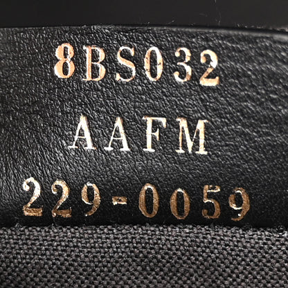 Fendi Vitello Soft F is Fendi Bi-Color FF 1974 Embossed Envelope Wallet On Chain with Pouches Maya Black 8 of 13