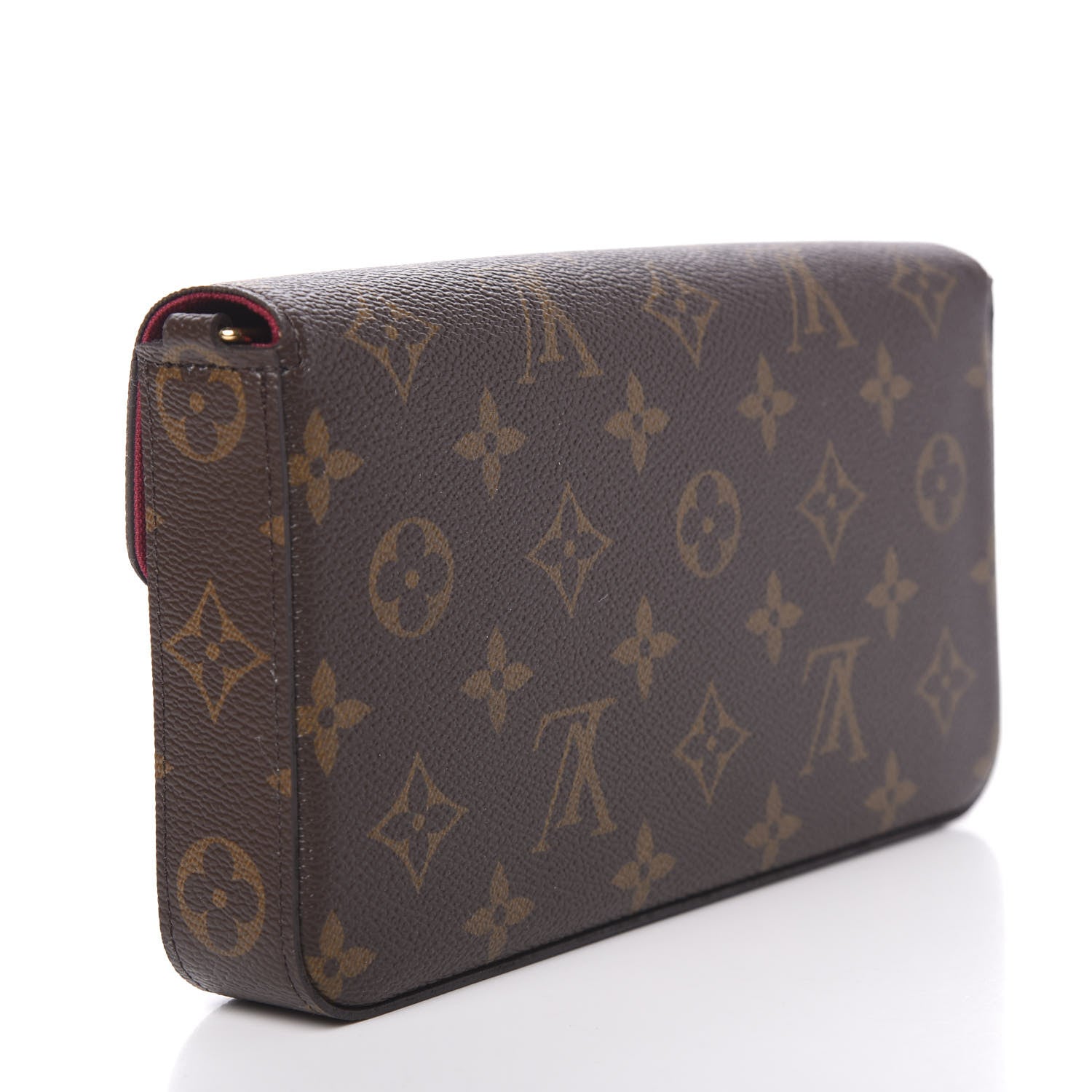 Louis Vuitton Monogram Pochette Felicie Chain Wallet Fuchsia 3 of 11